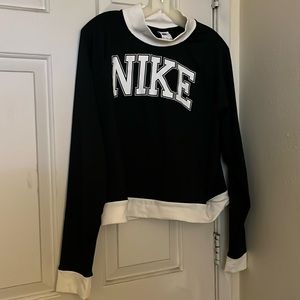 Black and white Nike sweater